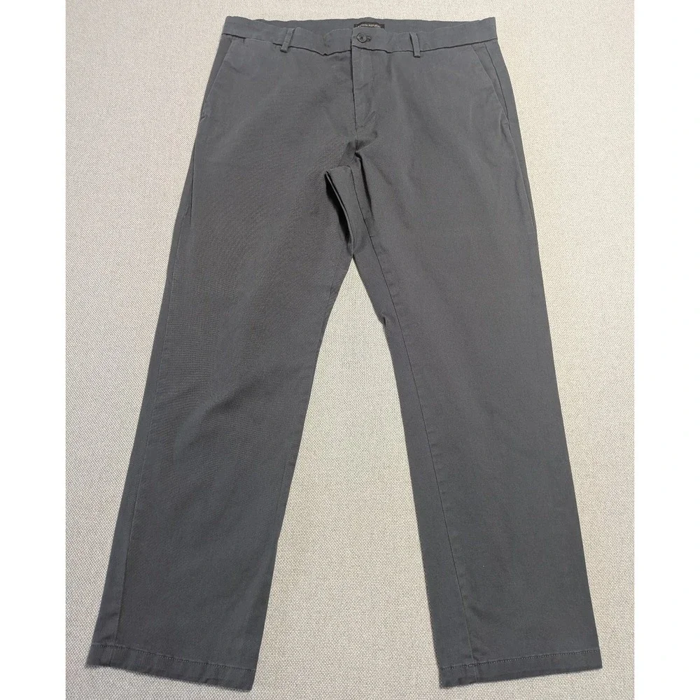 Banana Republic Pants Men's 38x30 Dark Gray Cotton Stretch Chinos
